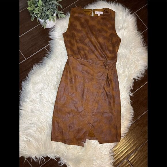 philosophy Carmel faux wrap Sleeveless Dress Size Small - Picture 2 of 12